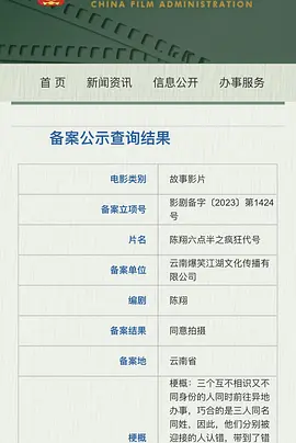 陈翔六点半之疯狂代号